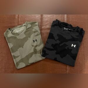 Under Armour Camo Activewear Performance Shirt Bundle - Size XL & XXL